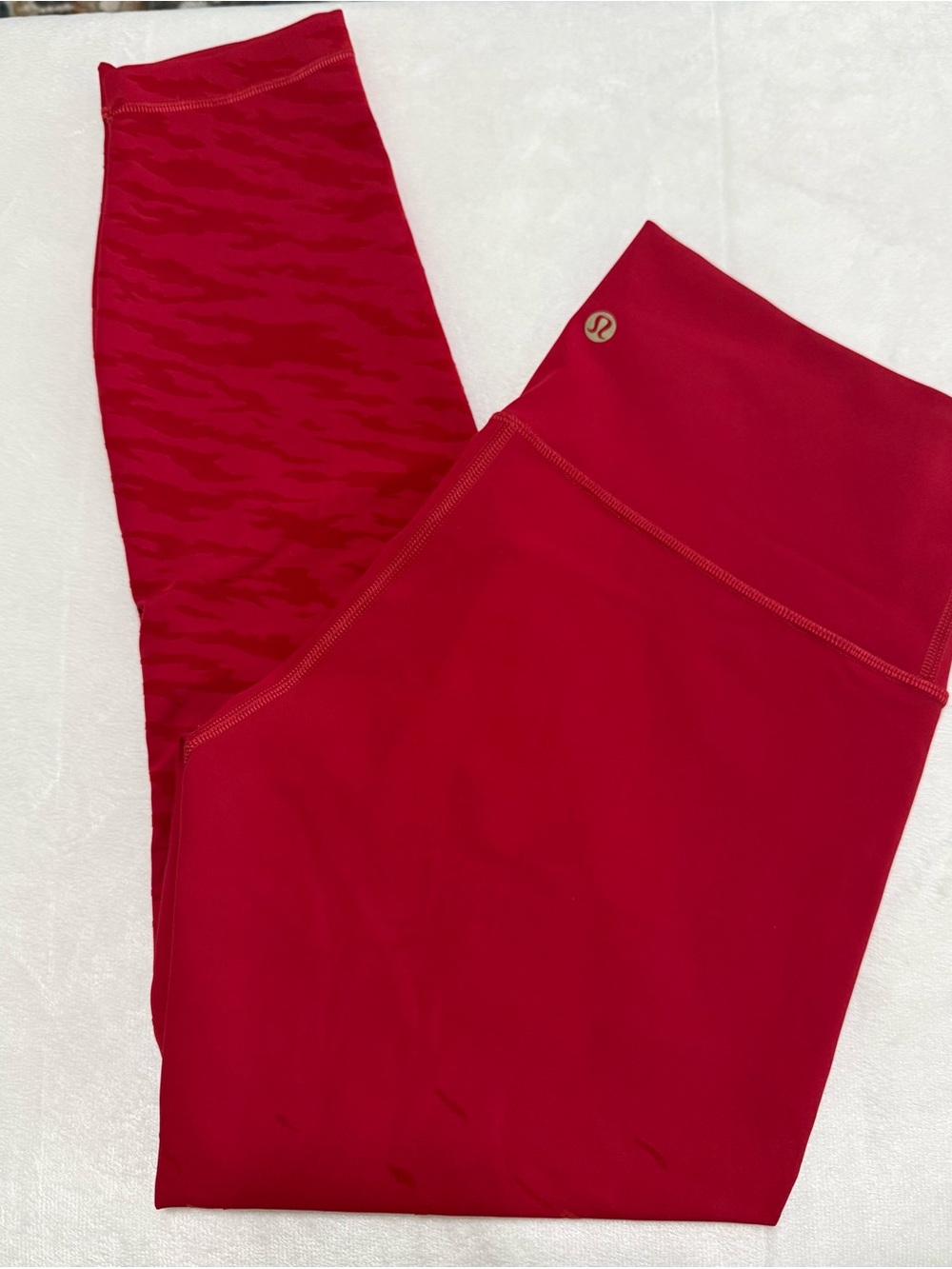 Lululemon Wunder Train High-Rise Tight 25" Red